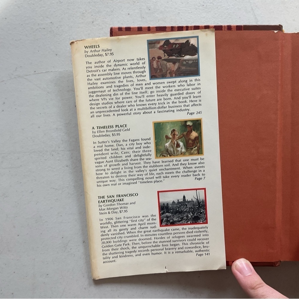 Vintage Reader’s Digest Condensed Books Autumn 1971 Hardcover Book - Picture 2 of 6